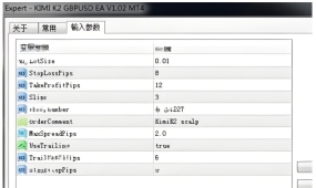[头皮]  KIMI K2 GBPUSD EA 1.02版完整参数清单与优化检查表